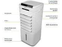 Climatizador de Ar Britânia Frio 3 Velocidades 5L BCL05A - 17