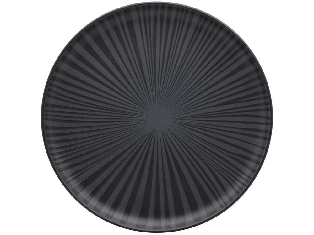 Aparelho de Jantar Chá 20 Peças Oxford Redondo Cerâmica Preta Onix - 14