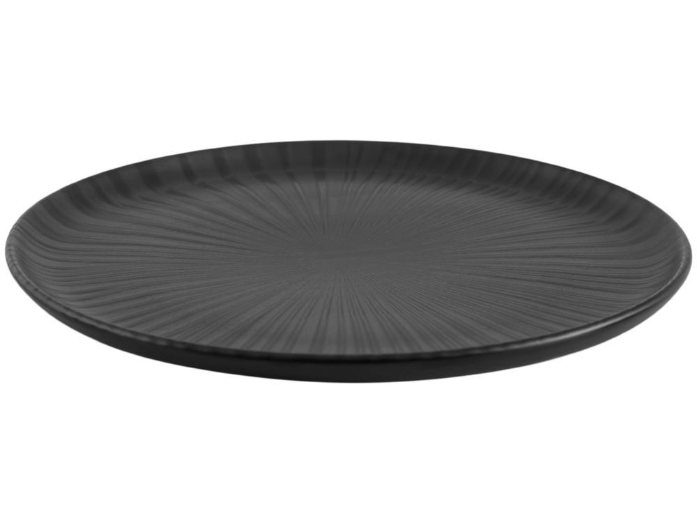 Aparelho de Jantar Chá 20 Peças Oxford Redondo Cerâmica Preta Onix - 7