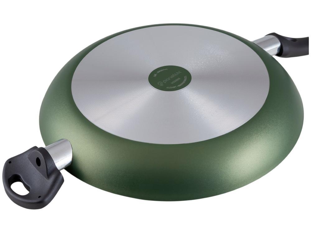 Frigideira Antiaderente Panelux com Tampa de Alumínio Maximum Stone Verde 32cm - 5