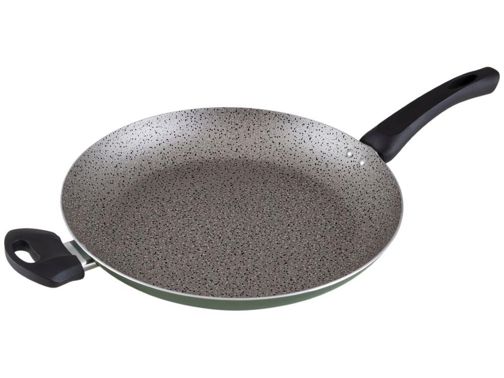 Frigideira Antiaderente Panelux com Tampa de Alumínio Maximum Stone Verde 32cm - 6