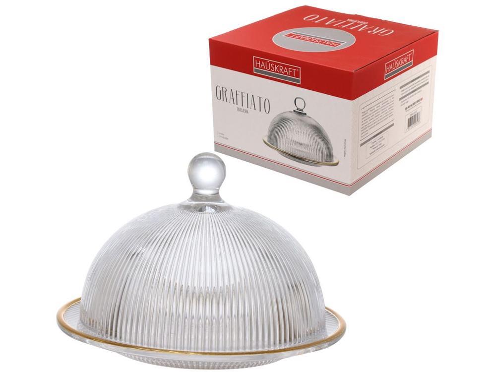 Queijeira com Tampa de Vidro Hauskraft Graffiato - 3