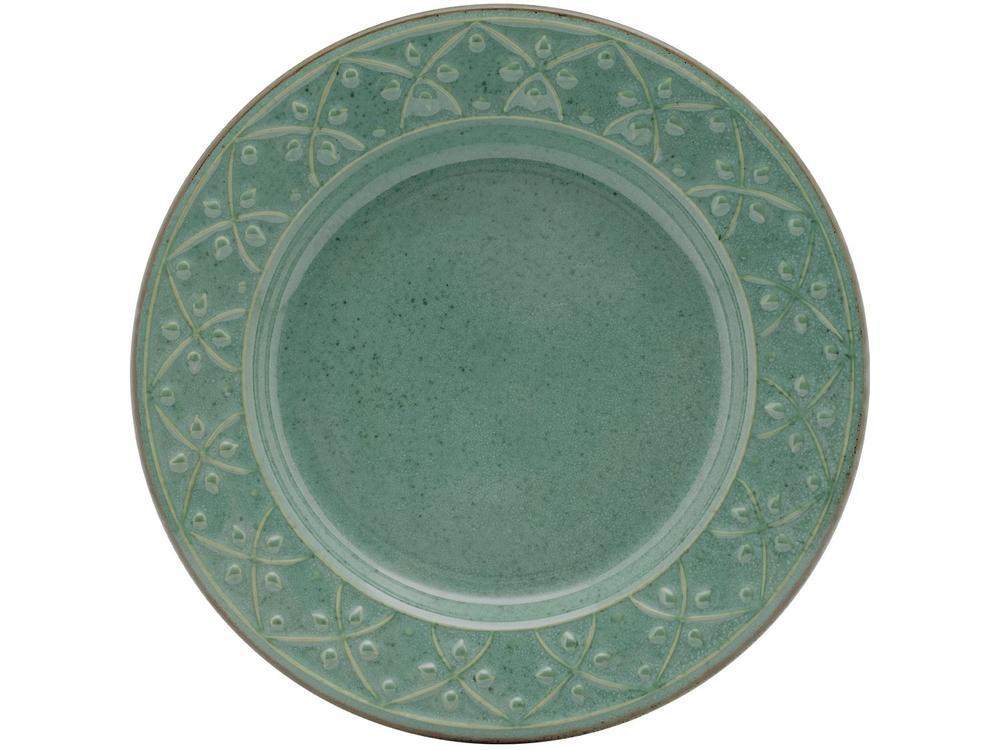 Aparelho de Jantar Chá 20 Peças Oxford Redondo Cerâmica Verde Malaquita - 10