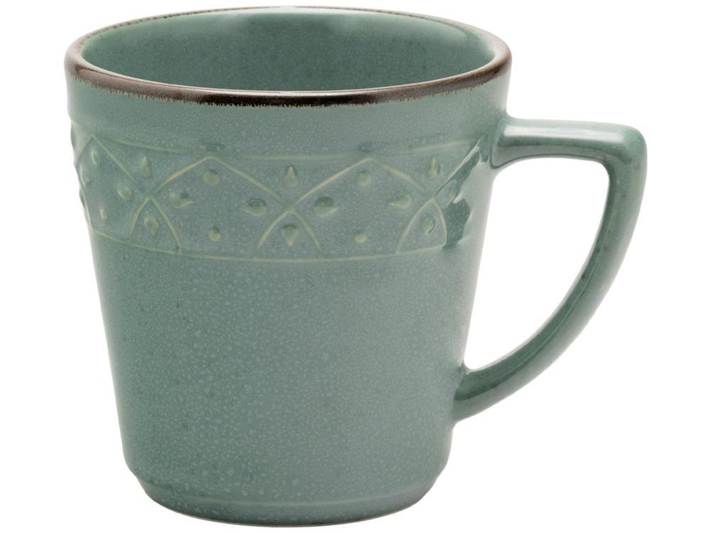 Aparelho de Jantar Chá 20 Peças Oxford Redondo Cerâmica Verde Malaquita - 13