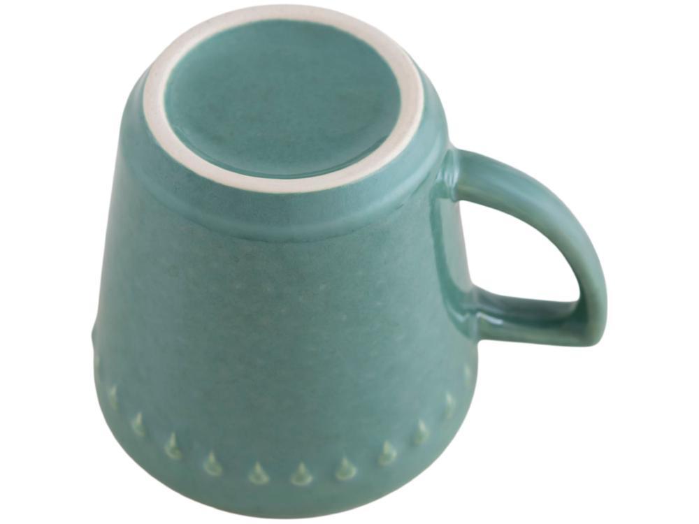 Aparelho de Jantar Chá 20 Peças Oxford Redondo Cerâmica Verde Malaquita - 9