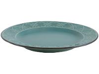 Aparelho de Jantar Chá 20 Peças Oxford Redondo Cerâmica Verde Malaquita