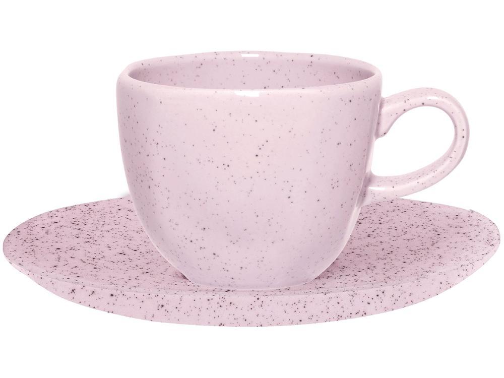 Aparelho de Jantar Chá 20 Peças Oxford Redondo Cerâmica Rosa Pink Sand - 10