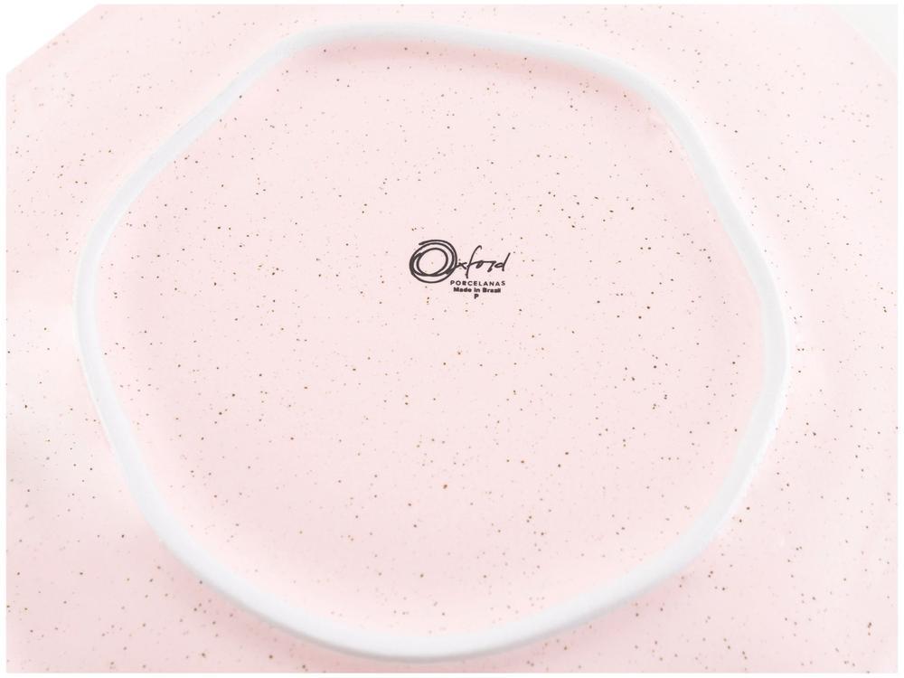 Aparelho de Jantar Chá 20 Peças Oxford Redondo Cerâmica Rosa Pink Sand - 9