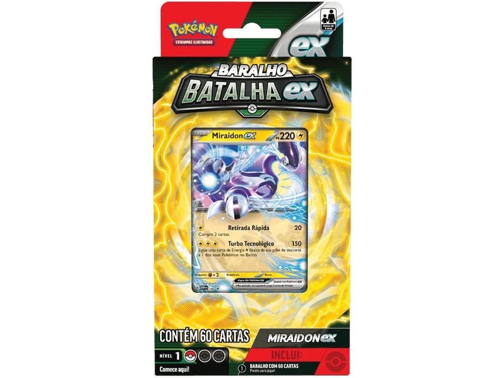 Jogo Baralho Victini e Miraidon Estampas - 3