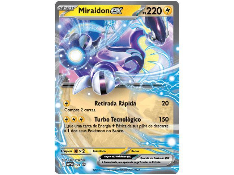 Jogo Baralho Victini e Miraidon Estampas - 5