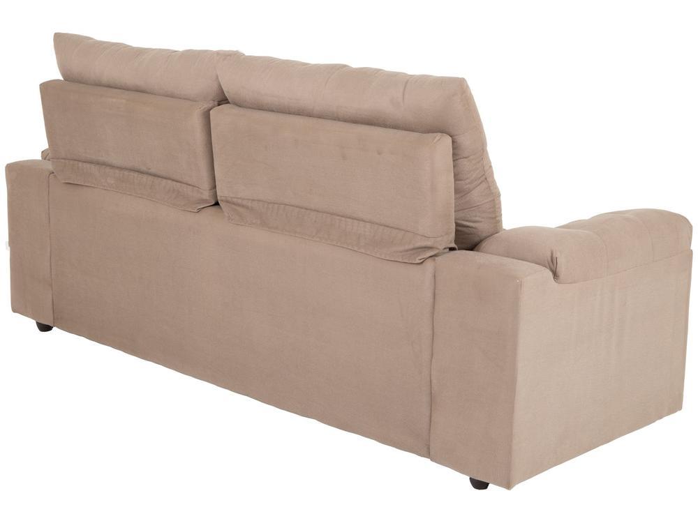 Sofá 3 Lugares Retrátil Reclinável Suede Phormatta Colômbia SMP - 8