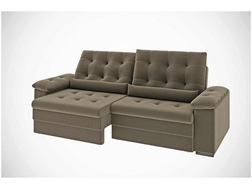Conjunto de Sofás 2 e 3 lugares Retrátil Reclinável Suede Phormatta Colômbia SMP - 13