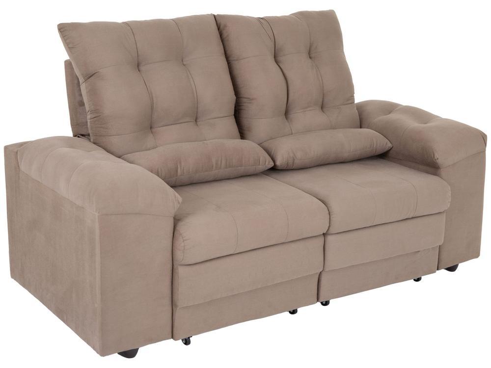 Conjunto de Sofás 2 e 3 lugares Retrátil Reclinável Suede Phormatta Colômbia SMP - 4