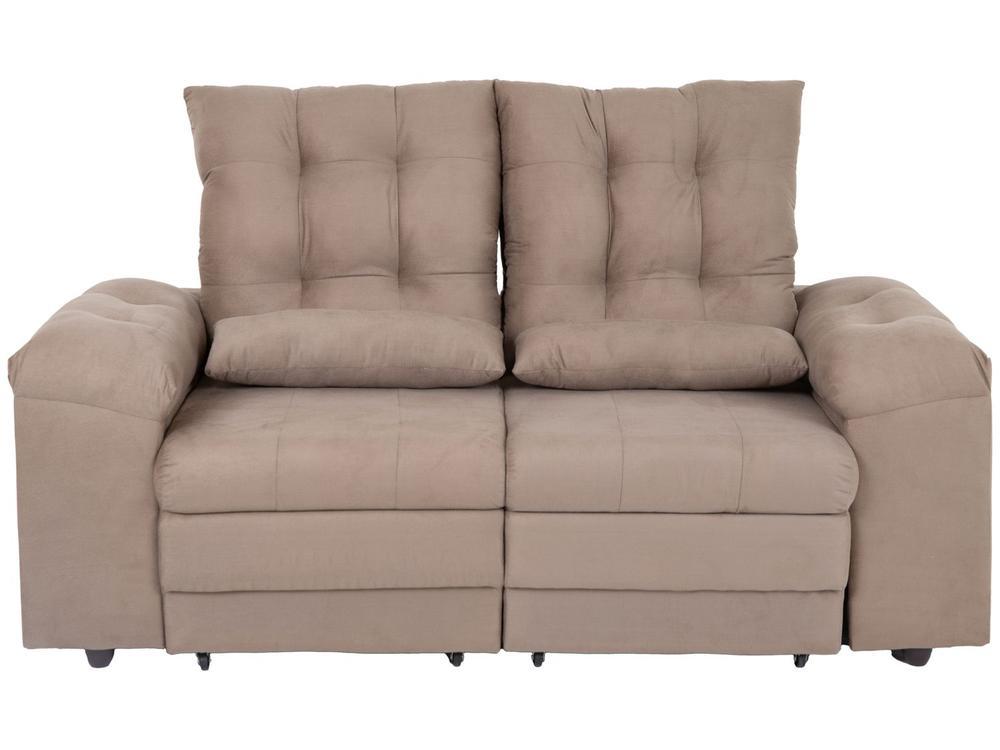 Conjunto de Sofás 2 e 3 lugares Retrátil Reclinável Suede Phormatta Colômbia SMP - 6