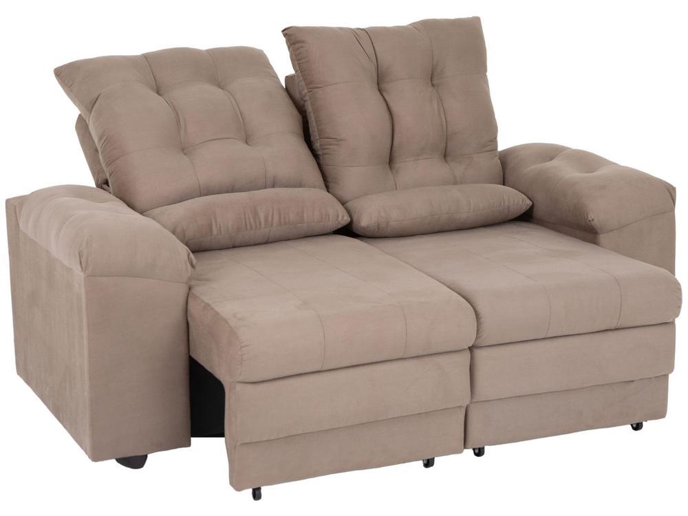 Conjunto de Sofás 2 e 3 lugares Retrátil Reclinável Suede Phormatta Colômbia SMP - 7