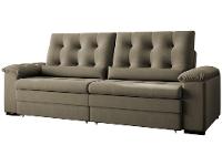 Conjunto de Sofás 2 e 3 lugares Retrátil Reclinável Suede Phormatta Colômbia SMP - 10