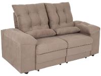 Conjunto de Sofás 2 e 3 lugares Retrátil Reclinável Suede Phormatta Colômbia SMP