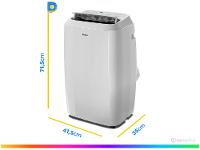 Ar-condicionado Portátil 12.000 BTUs Philco Quente e Frio PAC12000QF5 - 8
