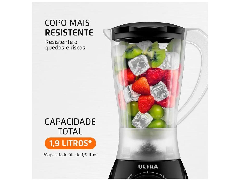 Liquidificador Ultra Facility Power 2 Velocidades 550W Preto - 4
