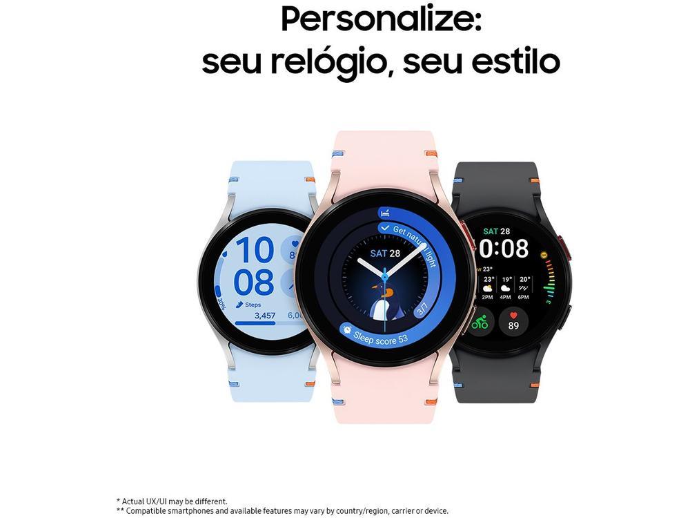 Smartwatch Samsung Galaxy Watch FE 40mm Rosé 16GB Bluetooth - 8