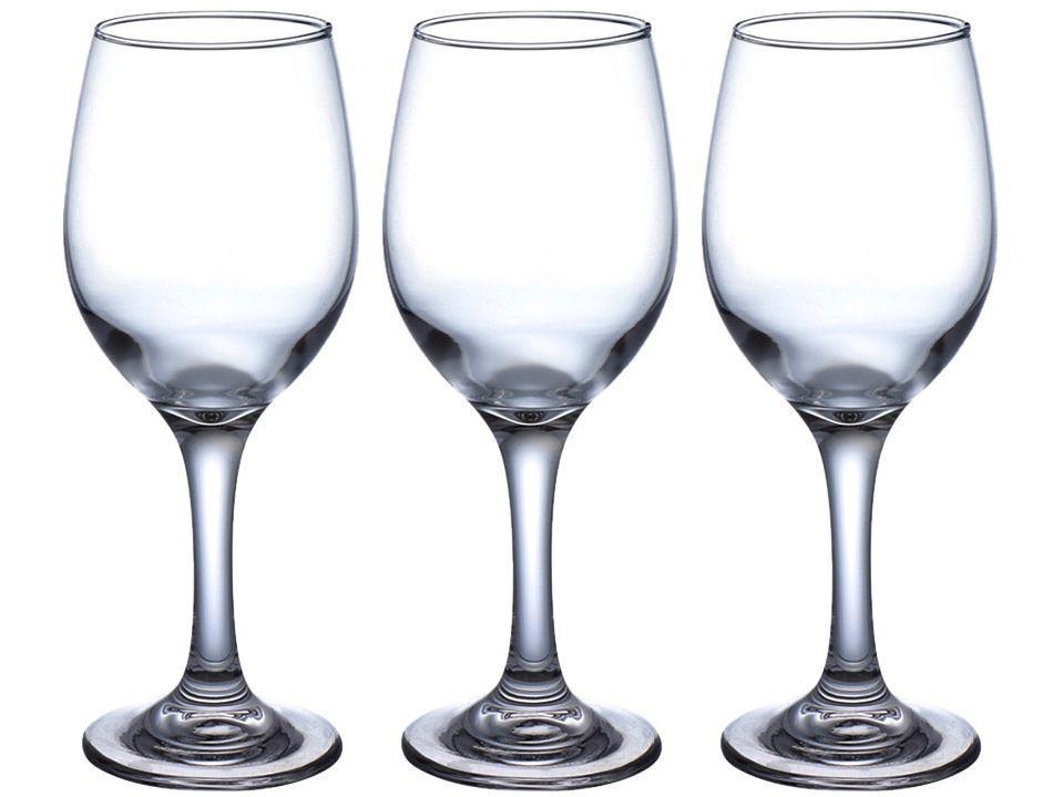 Jogo de Taças de Vidro para Água e vinho Transparente 320ml 3 Peças Hauskraft Cecina - 1