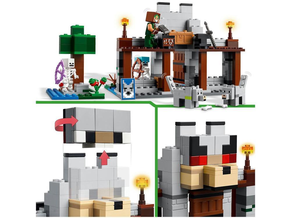 LEGO Minecraft A Fortaleza dos Lobos 21261 - 5
