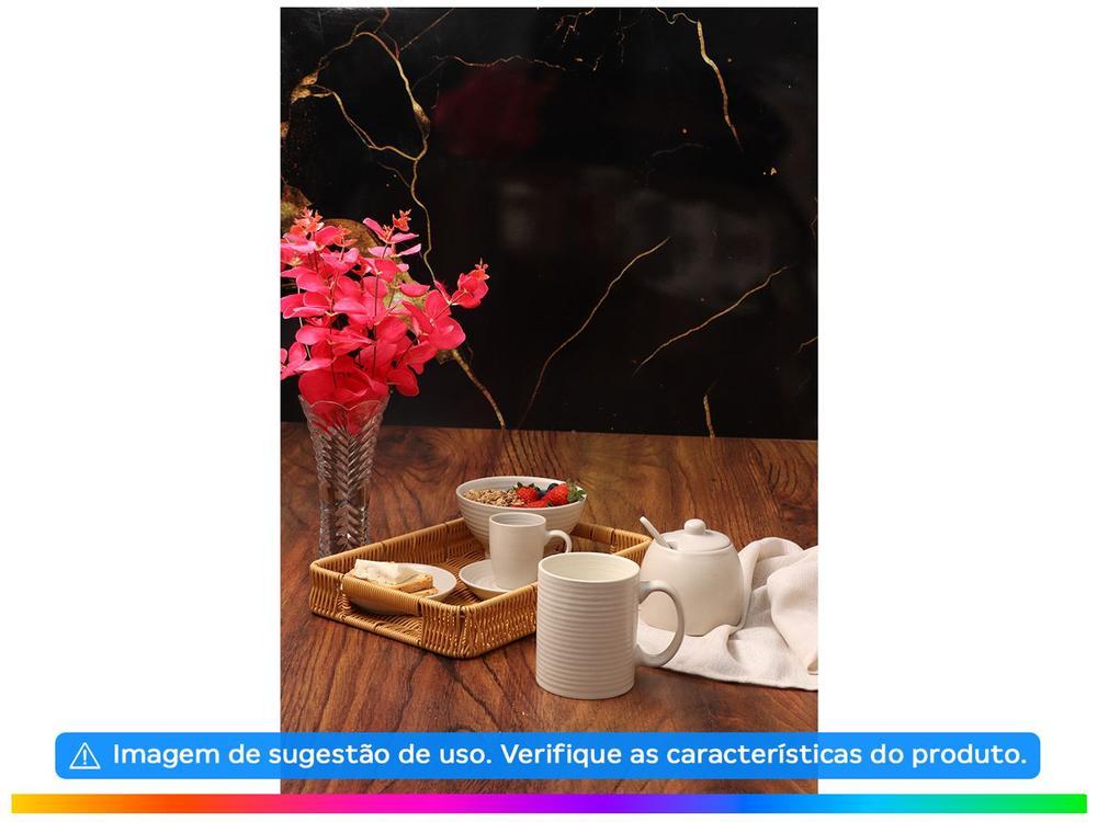 Caneca Chá e Café de Cerâmica Bege 320ml Hauskraft Sarah CANC197 - 2