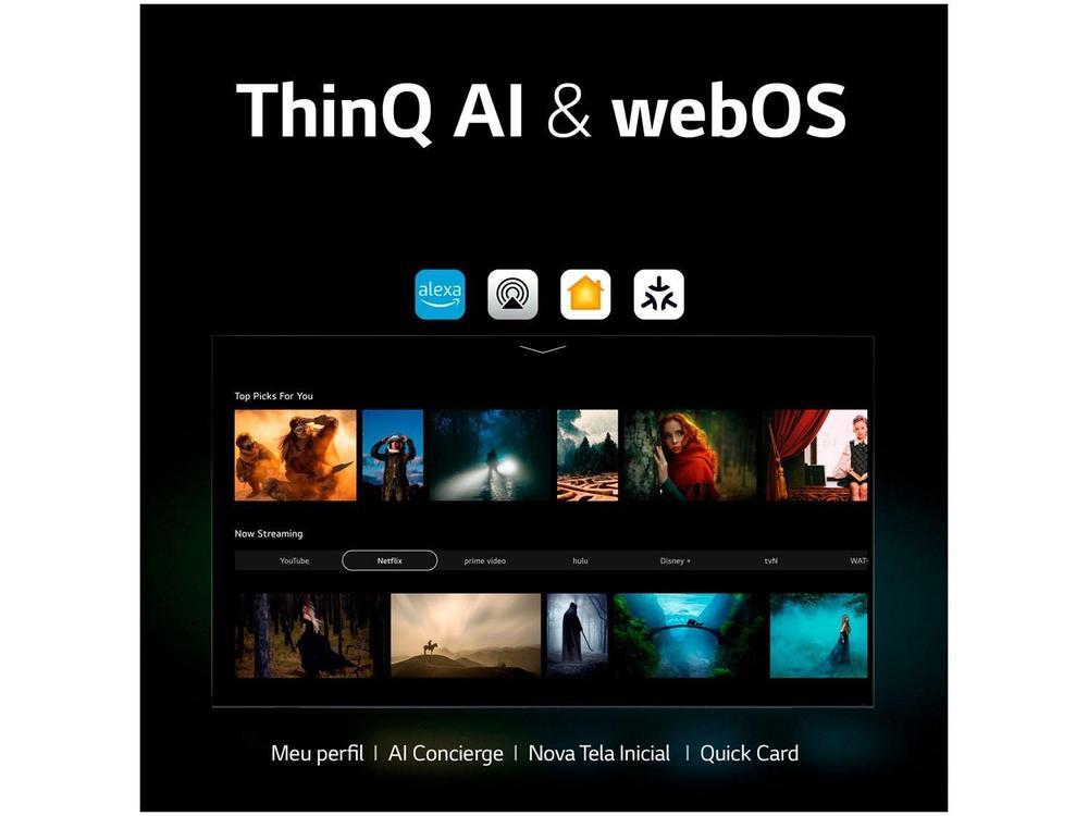 Smart TV 75” 4K UHD QNED LG 75QNED80 120Hz - 9