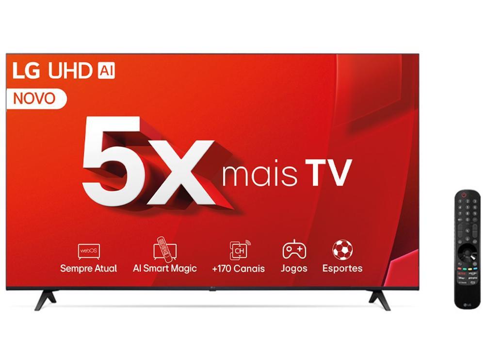Smart TV 65" 4K LG Ultra HD 65UT8050 com Processador a5 Ger7 AI Alexa/Chromecast integrado Otimizador de Jogos webOS 24 e Controle Smart Magic - 19