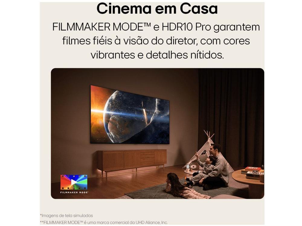 Smart TV 65" 4K LG Ultra HD 65UT8050 com Processador a5 Ger7 AI Alexa/Chromecast integrado Otimizador de Jogos webOS 24 e Controle Smart Magic - 9