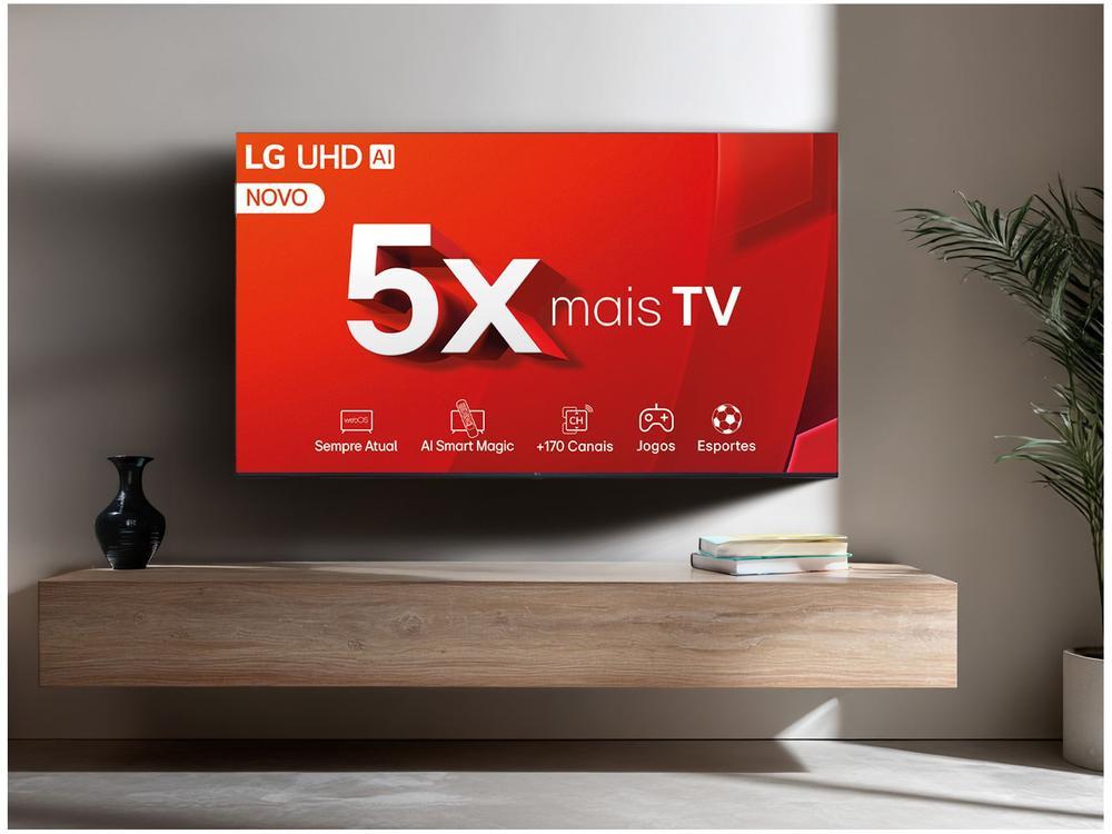 Smart TV 50" 4K LG Ultra HD 50UT8050 com Processador a5 Ger7 AI Alexa/Chromecast integrado Otimizador de Jogos webOS 24 e Controle Smart Magic - 3