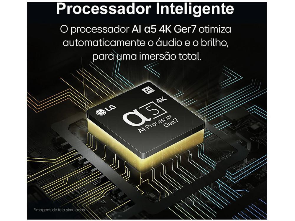 Smart TV 50" 4K LG Ultra HD 50UT8050 com Processador a5 Ger7 AI Alexa/Chromecast integrado Otimizador de Jogos webOS 24 e Controle Smart Magic - 8