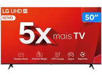 Smart TV 50" 4K LG Ultra HD 50UT8050 com Processador a5 Ger7 AI Alexa/Chromecast integrado Otimizador de Jogos webOS 24 e Controle Smart Magic - 1