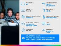 Smart TV 43" Full HD LCD LG 43LR6700PSA AI Processor Wi-Fi e Bluetooth 2 HDMI 1 USB - 2