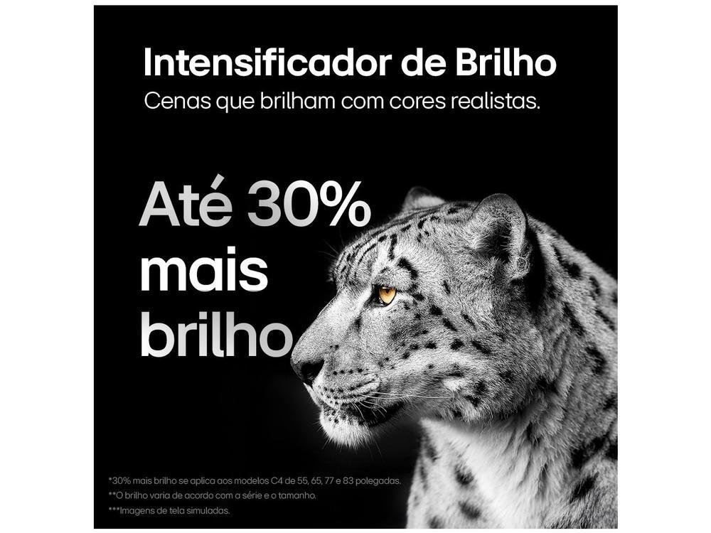 Smart TV 65" 4K LG OLED evo OLED65C4 120Hz Nativo Processador α9 Ger7 Wi-Fi e Bluetooth 4 HDMI 3 USB - 4