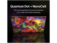 Smart TV 86" 4K LG QNED 86QNED85T Processador α8 AI Painel 120Hz Quantum Dot Nanocell Local Dimming Design Super Slim FreeSync webOS 24