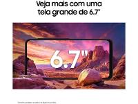 Smartphone Samsung Galaxy A06 128GB 4GB RAM Azul Escuro 6,7" Câm. Dupla + Selfie 8MP - 5