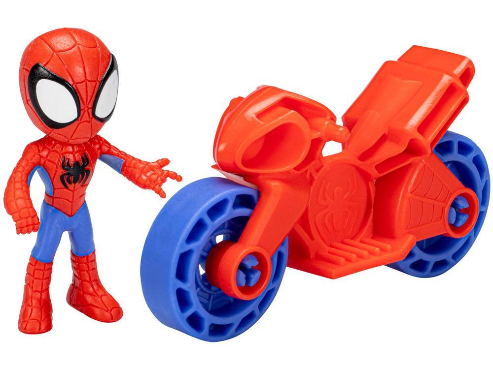 Boneco Homem-Aranha Spidey 6cm com Moto - 5