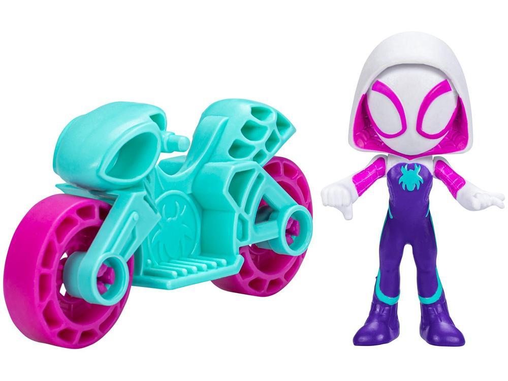 Boneco Homem-Aranha Spidey 6cm com Moto - 4