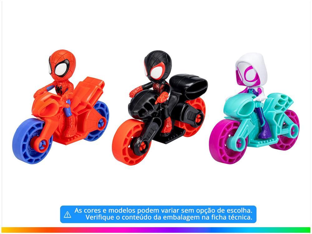 Boneco Homem-Aranha Spidey 6cm com Moto - 2