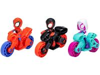 Boneco Homem-Aranha Spidey 6cm com Moto - 1