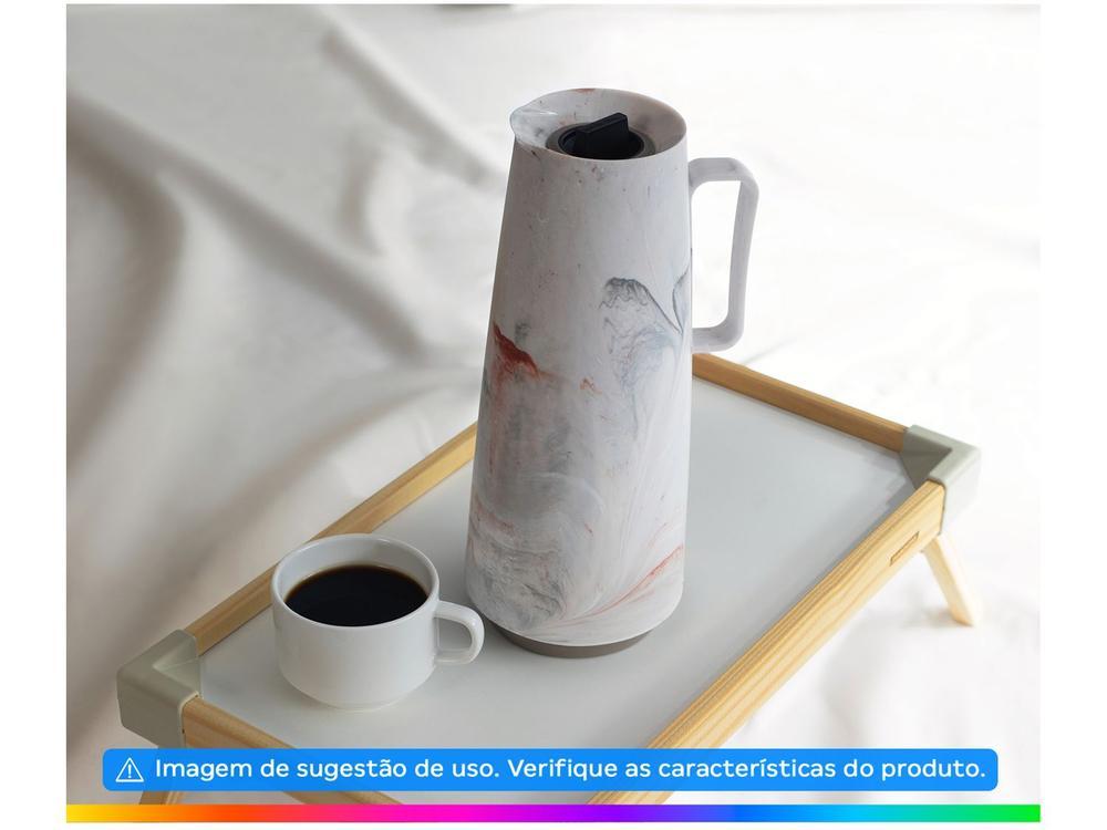 Bule de Chá e Café Térmico de Plástico Creme 1L Tramontina Exata - 2