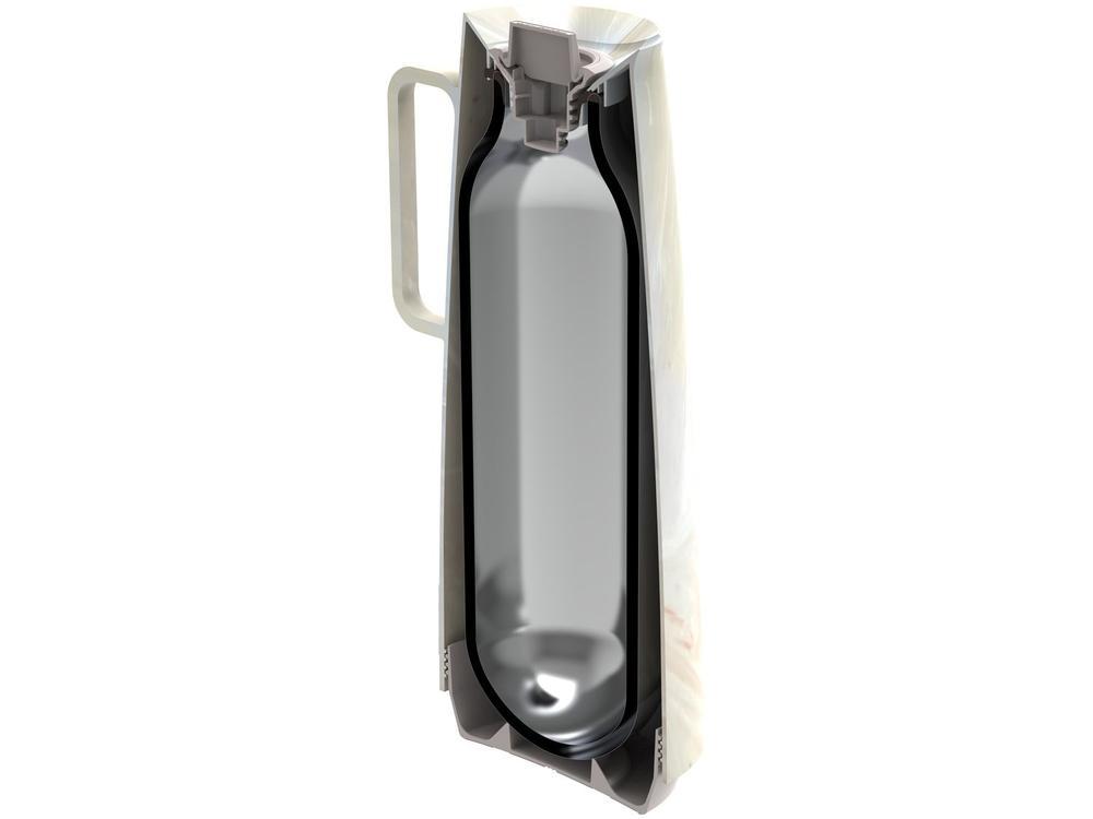 Bule de Chá e Café Térmico de Plástico Creme 1L Tramontina Exata - 3