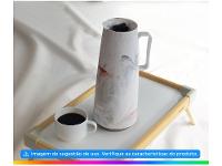 Bule de Chá e Café Térmico de Plástico Creme 1L Tramontina Exata - 2