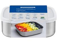 Pote Inox Tramontina com Tampa Quadrado 1,2L - 4