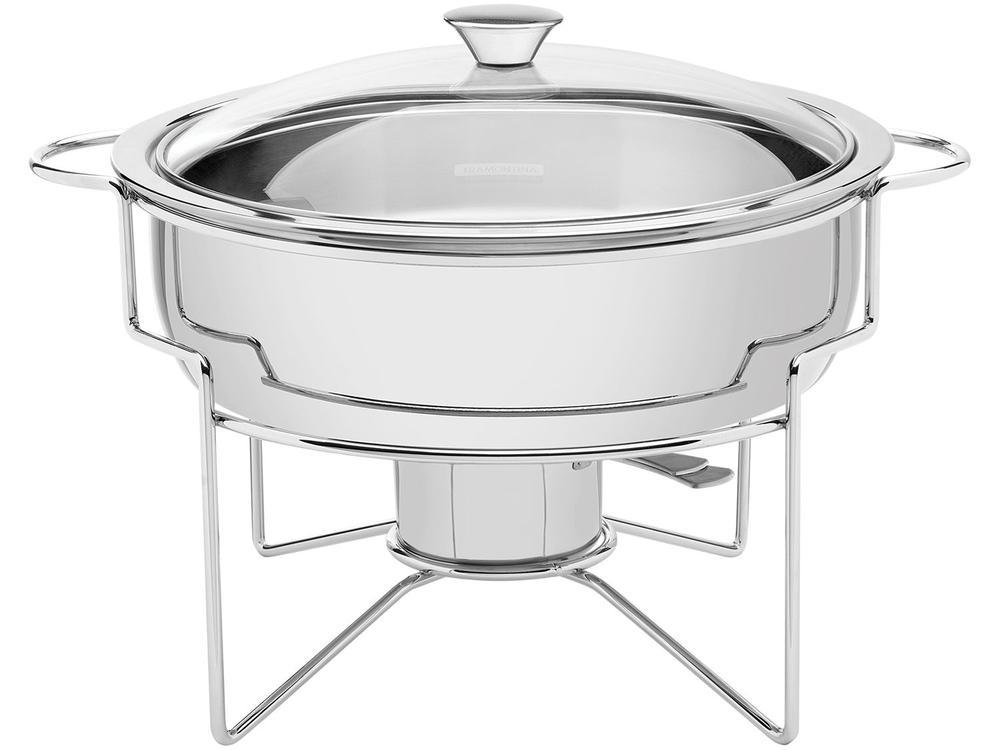Rechaud Inox 4,3L Tramontina 61041200 4 Peças - 1