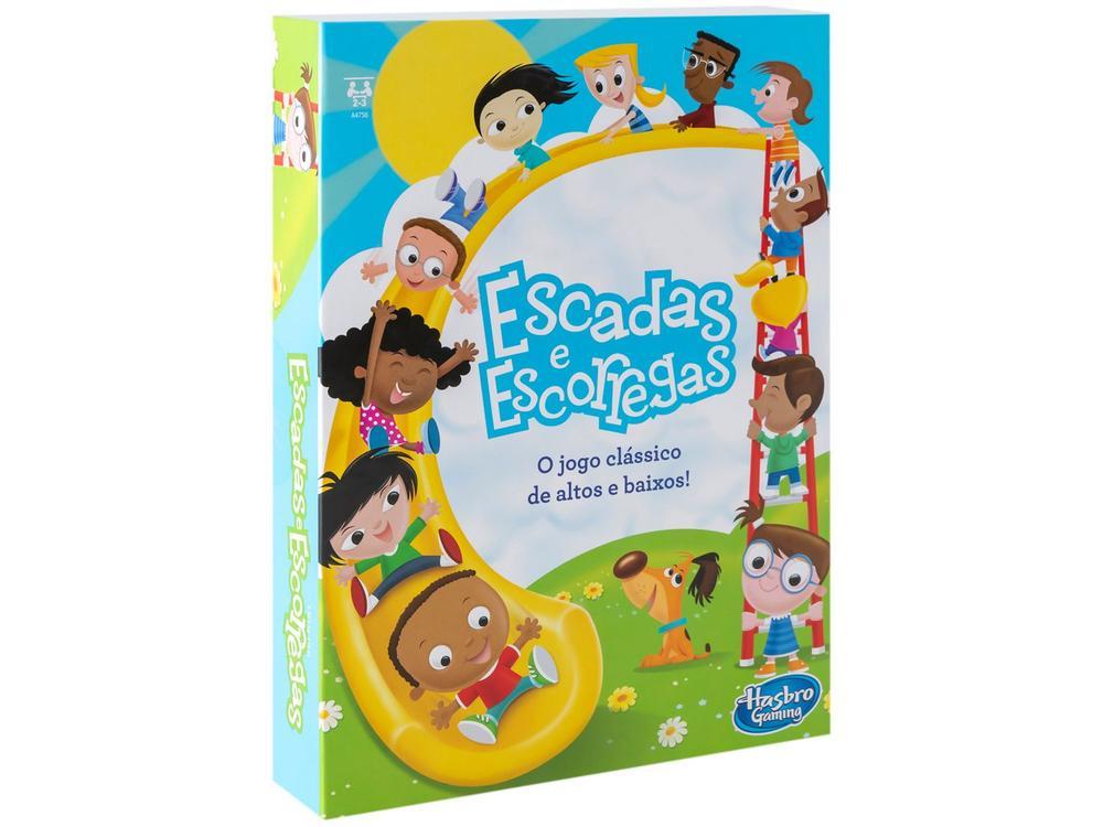 Jogo Escadas & Escorregas Tabuleiro Hasbro - 1