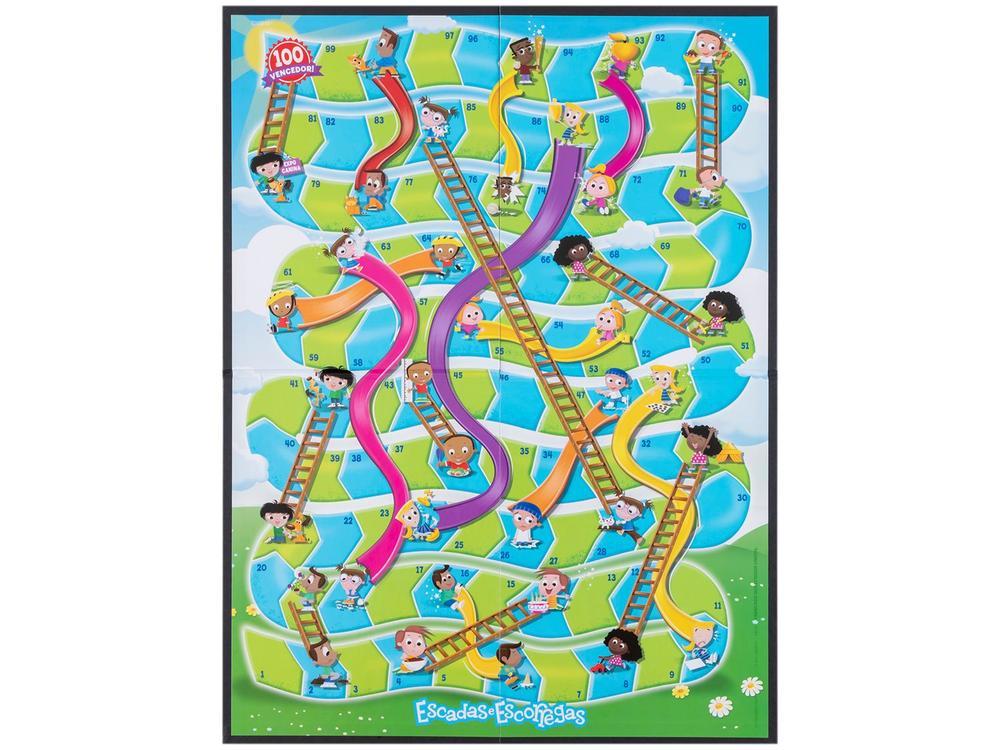 Jogo Escadas & Escorregas Tabuleiro Hasbro - 4