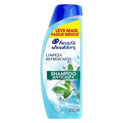 Shampoo Anticaspa Head & Shoulders Limpeza Refrescante 650 ml