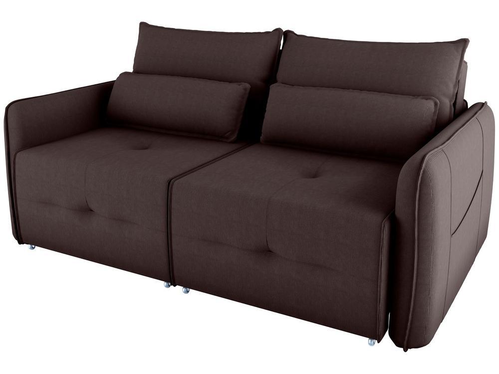 Sofá-cama 3 Lugares Casal Reclinável Veludo Matrix Celine - 6